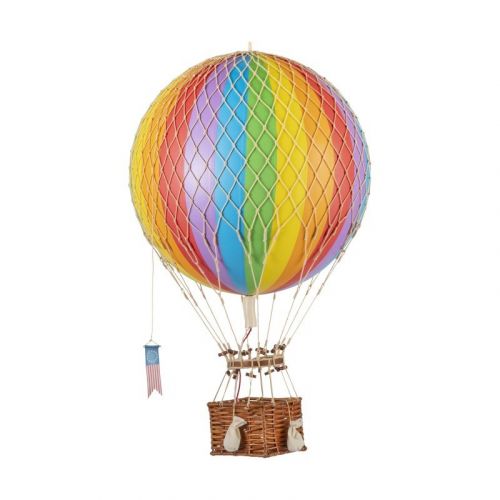 Model luchtballon | Regenboog gestreept | Koninklijke Aero - Ø 32 cm