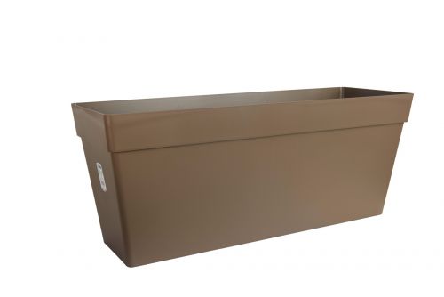 Klassieke matte bloembak | 85x30x34cm | Taupe