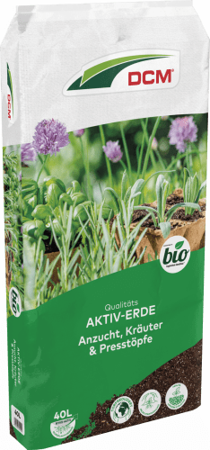 CUXIN DCM | Tuin actieve grond voor teelt, kruiden & perspotten | 40 liter