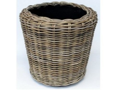 Drypot Rattan Grijs Ø 54 cm | Hoogte 34 cm