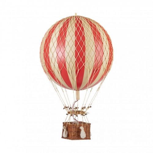 Model luchtballon | Rood gestreept | Koninklijke Aero - Ø 32 cm