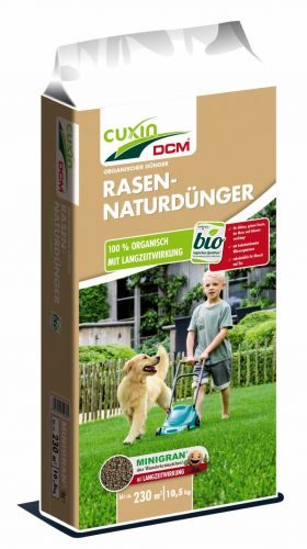 CUXIN DCM | Natuurlijke gazonbemesting | 10,5kg voor 230m²