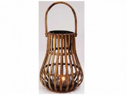 Lantaarn Rattan Bruin Ø 35 cm | Hoogte 45 cm