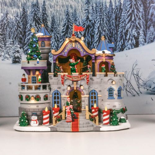 LEMAX Santa‘S Castle Gala | met 4.5V Adapter