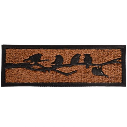 Esschert Design | Deurmat vogels | Rubber en kokosnoot | 75x25cm