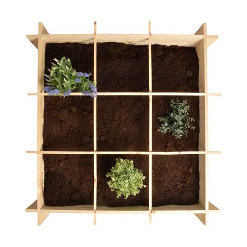 Esschert Design | Moestuinaanlegpakket | hout | 100x10x13,7cm