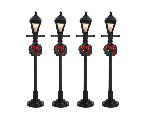 LEMAX Gas Lantern Street Lamp | Set Of 4