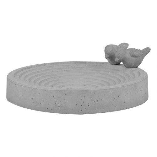 Esschert Design | Vogelbad L | Beton | Grijs | Ø29xH11 cm