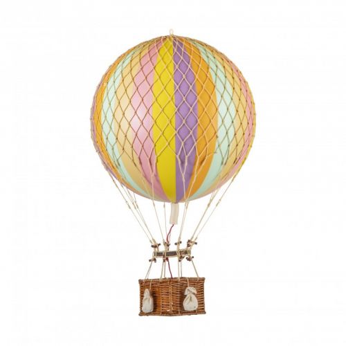 Model luchtballon | Pastel regenboog gestreept | Koninklijke Aero - Ø 32 cm