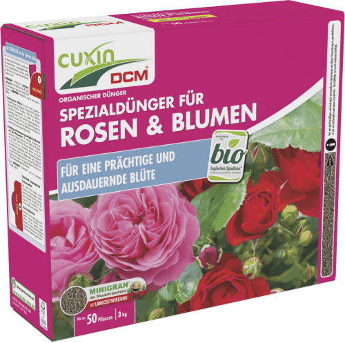 CUXIN DCM | Speciale meststof voor rozen & bloemen | 3 kg voor 50 planten