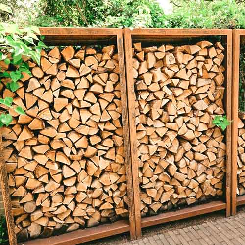 Forno Holzlagerung quadratisch